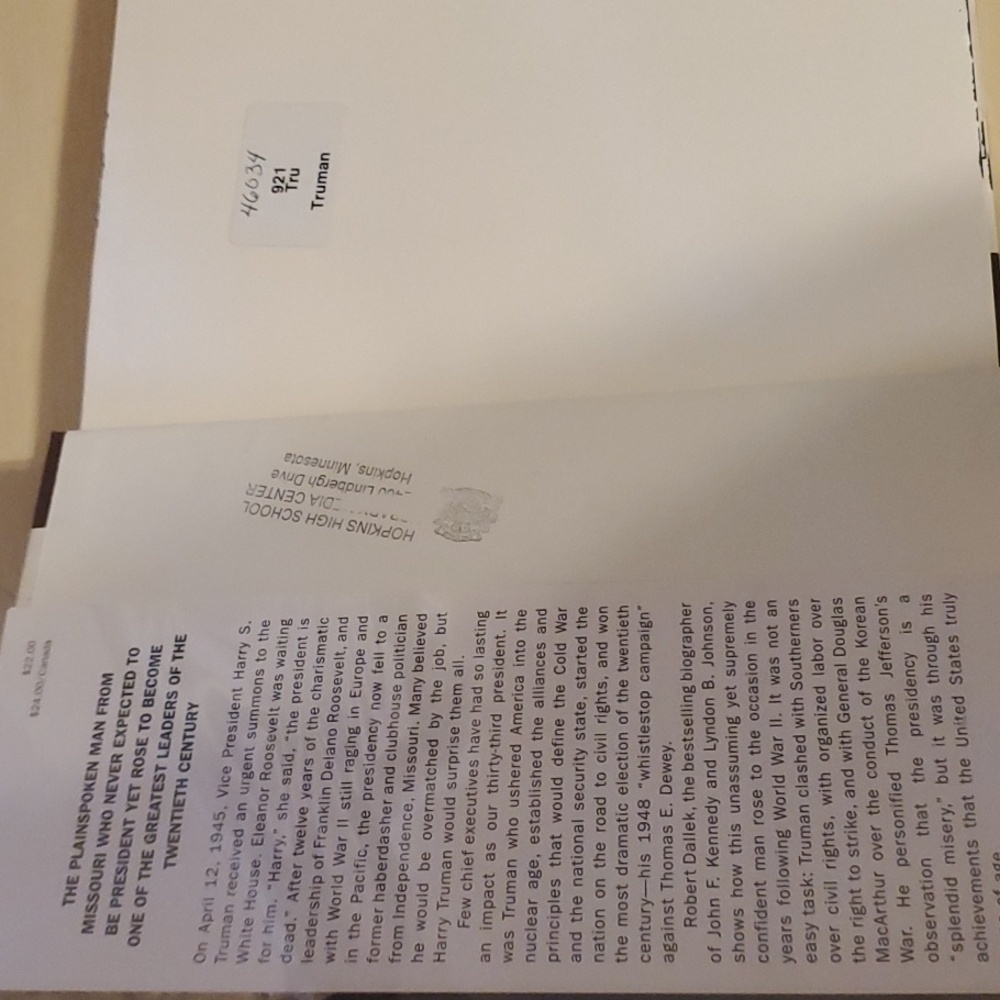Presidential History Biography Books Of 3 Presidents : Eisenhower Polk Truman - Picture 14 of 15